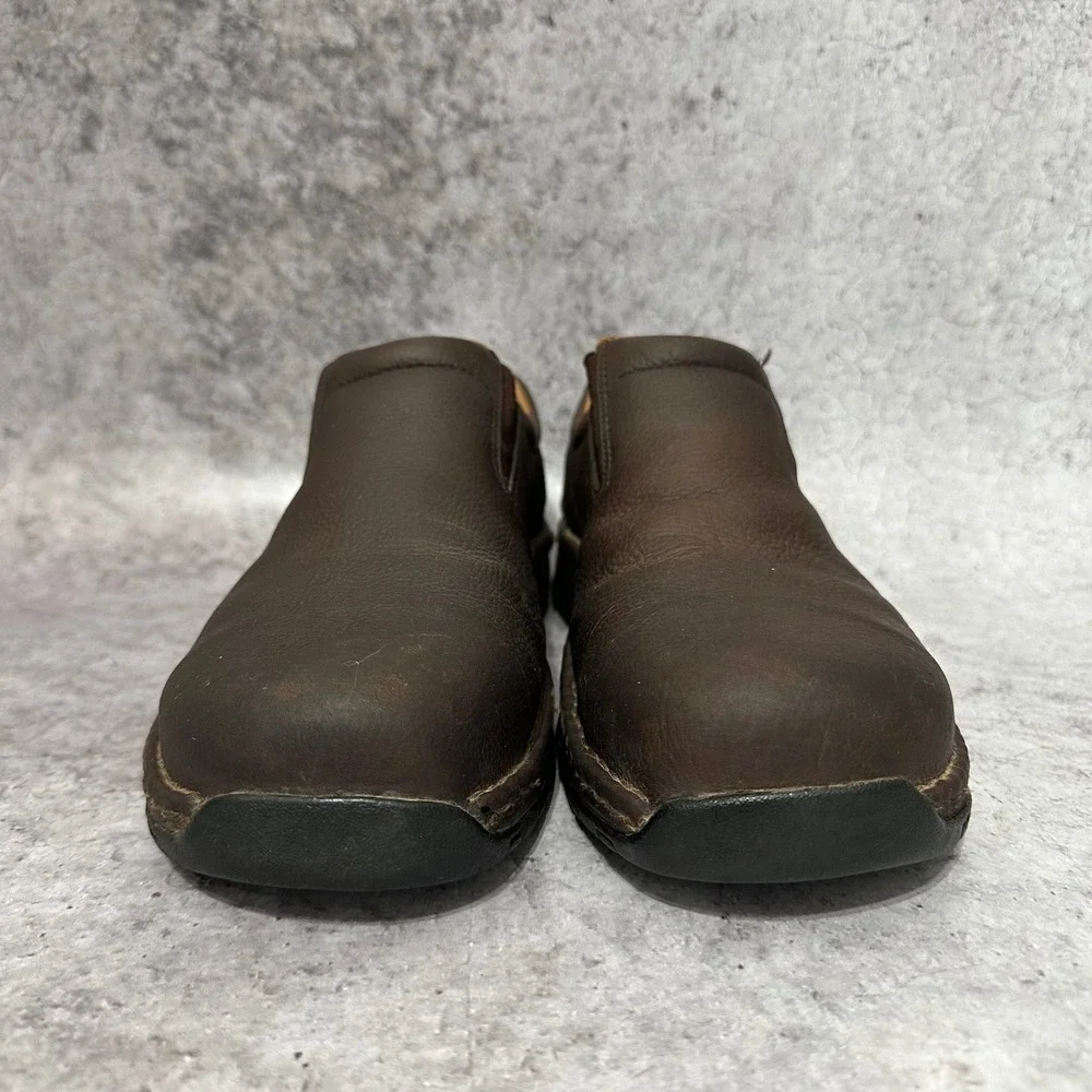 Red Wing StitchMax Slip-On Mens 10 Brown Safety Toe Work Shoe 6702 Aluminum Toe